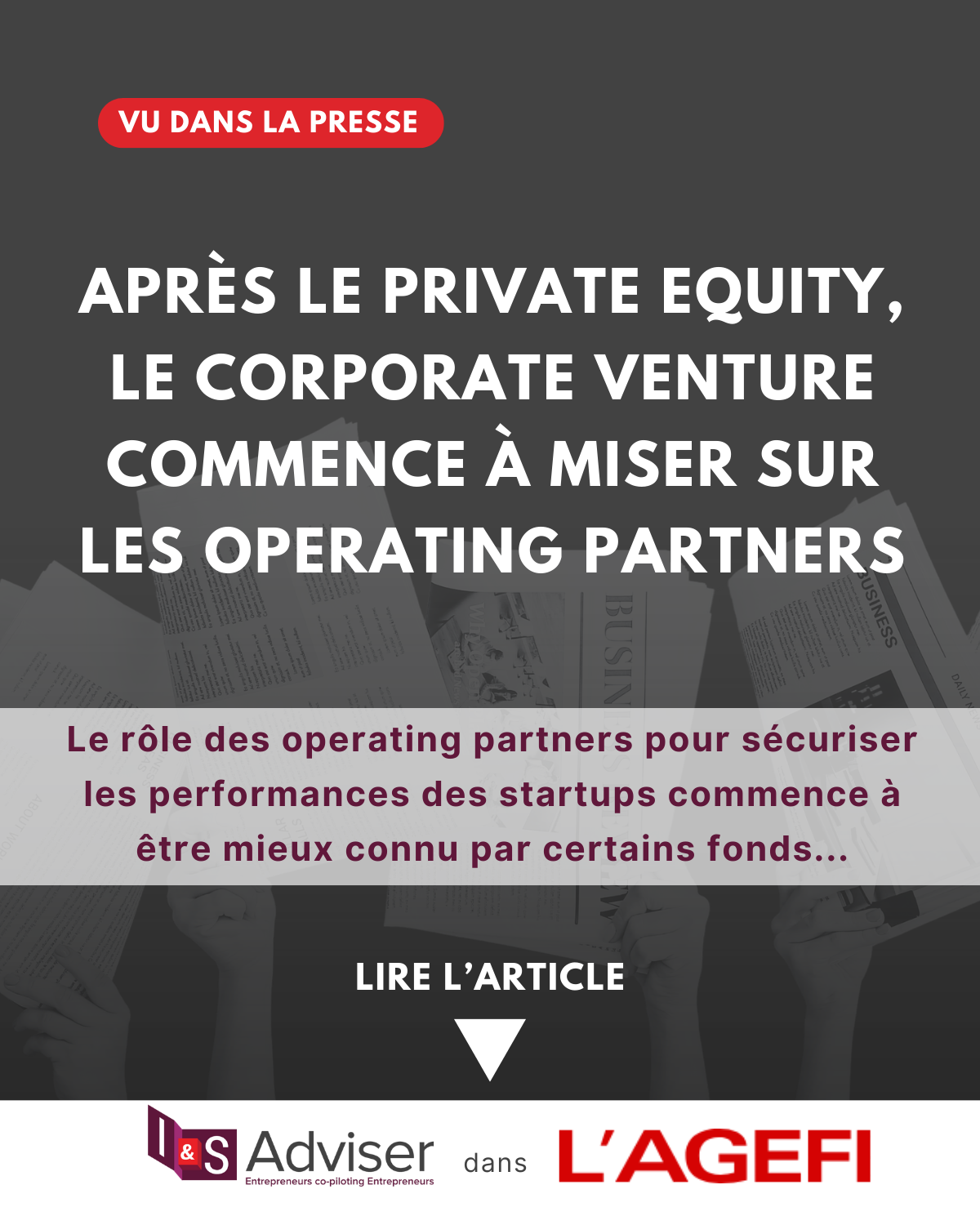 Corporate venture : pourquoi les operating partners montent en puissance (après le private equity)