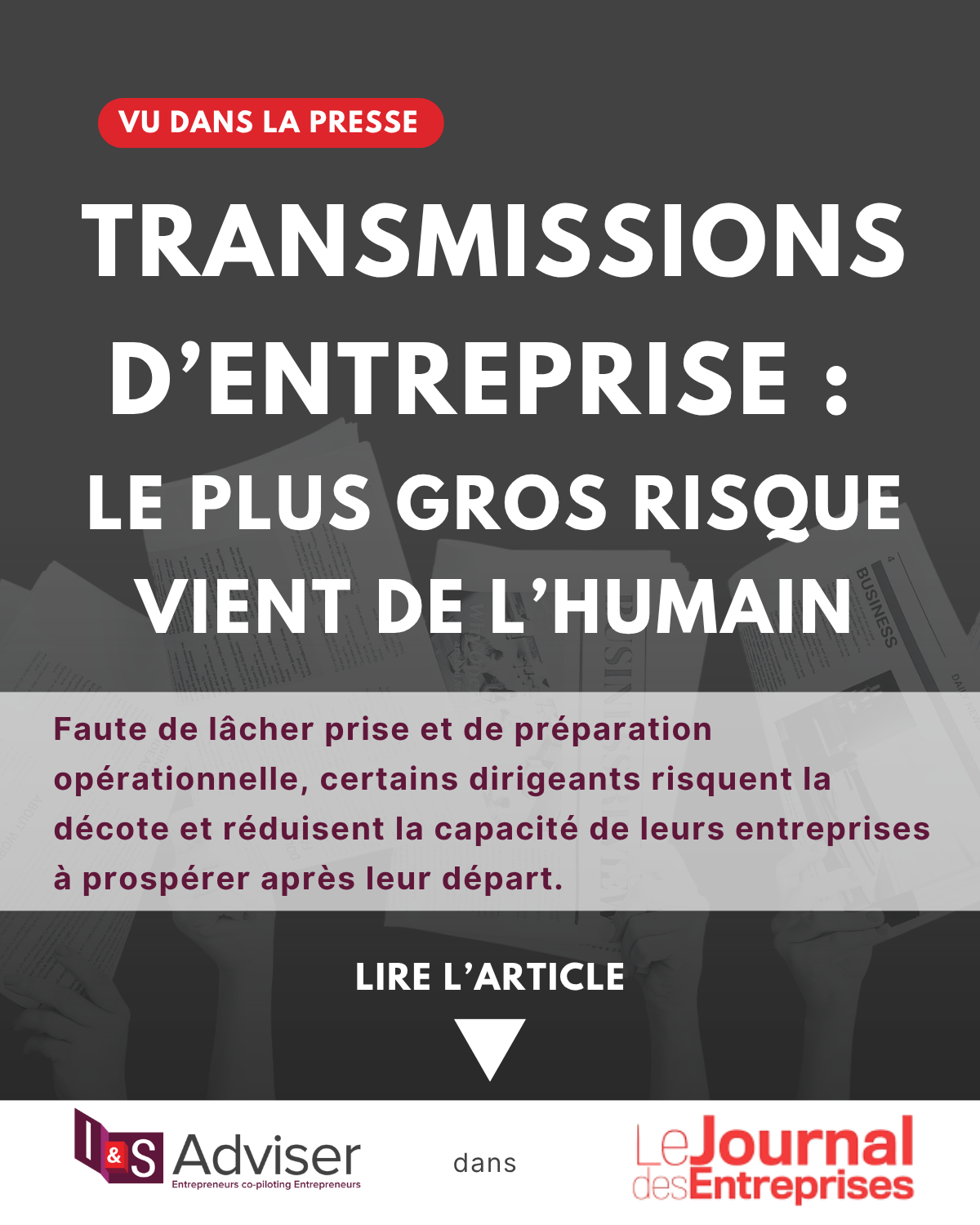 Transmission d’entreprise : pourquoi l’humain pèse sur la réussite