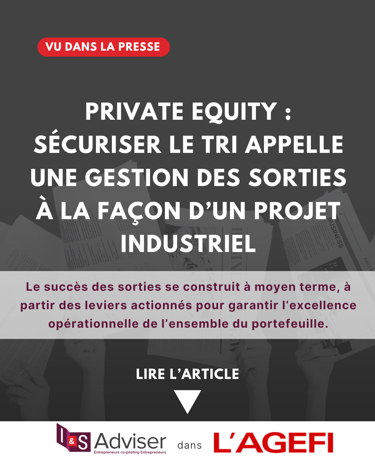 Private equity : piloter les exits comme un projet industriel pour sécuriser le TRI